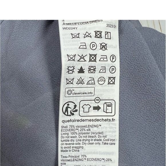 ALL-SAINTS Jemille Lucia Silk Blend Floral Mini Dress 6 NWT $329 - Picture 8 of 9